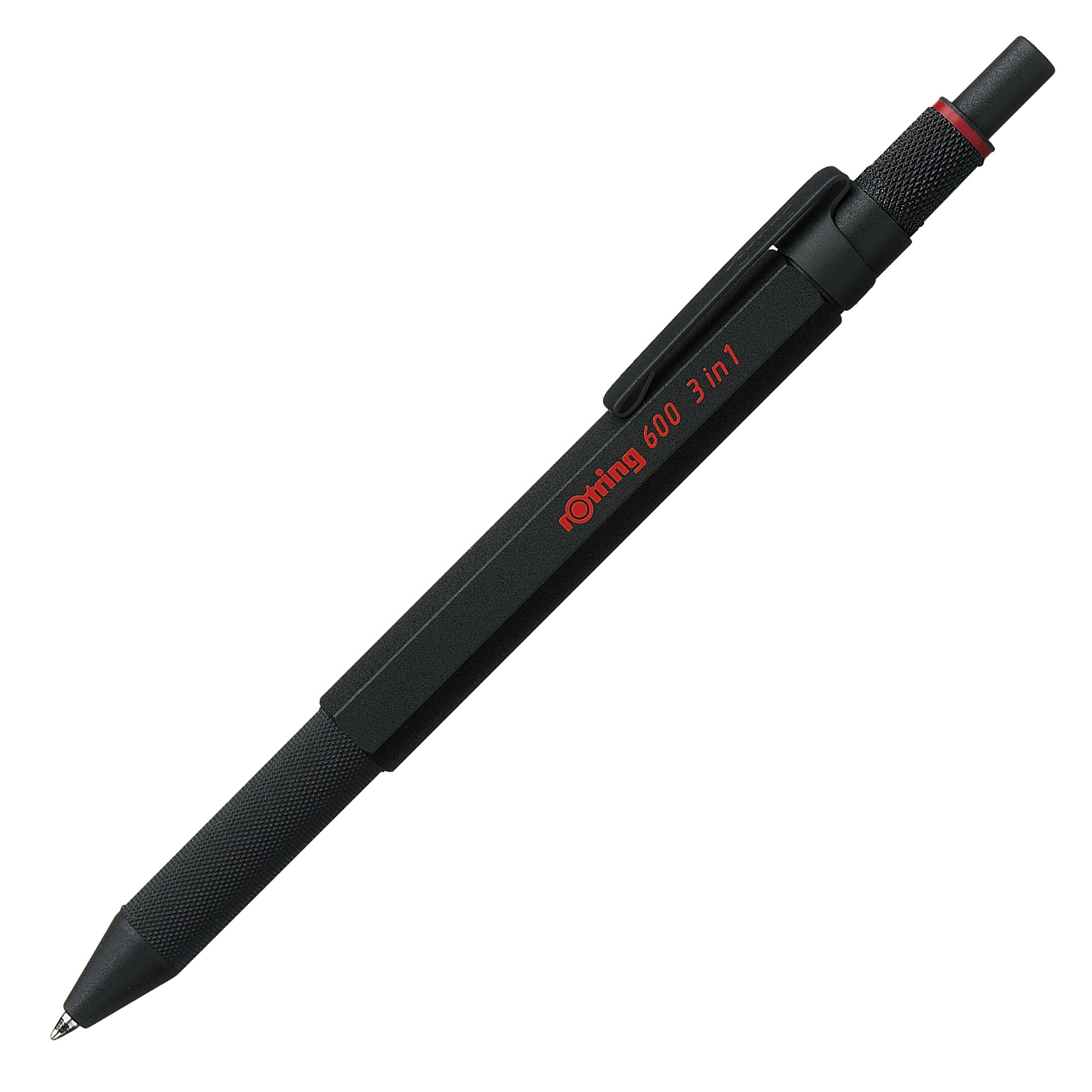 rOtring 600 Bolígrafo y portaminas multicolor 3 en 1, cambia entre